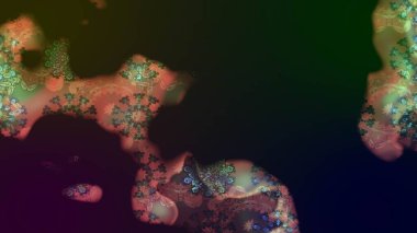 Yapraklı çiçekler ve kahverengi renkli papatya çiçekleri. Eskiz arkaplan modeli. Raster - stok.