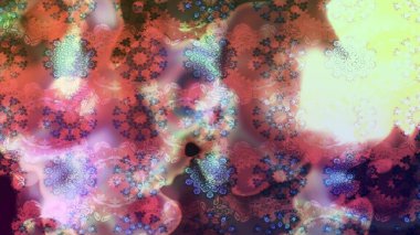 Sevimli çiçek raster deseni. Tarafsız renklerde çiçekler. Renkli Bahar Teması eskiz kalıbı. Düz Çiçek Elementleri Tasarımı.