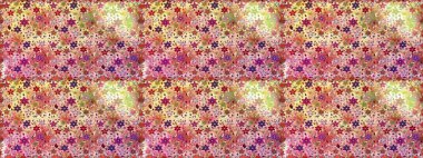 Flowers pattern. Colour Spring Theme seamless pattern Background. Flat Flower Elements Design. Seamless Chichi fabric pattern. Raster illustration.