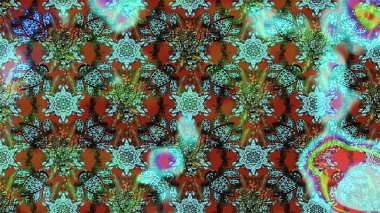 Çiçek arkaplan. Çizim raster deseni. Güzel kumaş deseni.