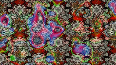 Raster illüstrasyonundaki çiçek desenli çizim. Suluboya tarzında gri renkte çiçekler.