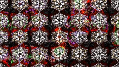 Raster Illustrasyon 'daki Çiçek Deseni' nin son moda çizimi. Güzel kumaş deseni. Renkli Yaz Temalı eskiz kalıbı. Düz Çiçek Elementleri Tasarımı.