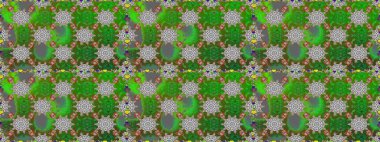 Küçük yeşil ve gri çiçeklerle oldukça eski bir besin torbası deseni. Tekstil, kumaş, kapaklar, duvar kağıtları, baskı, naylon, yapıştırma, örgü, dekupaj için çiçeksiz arkaplan.