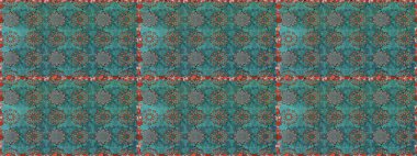 Şirin çiçekler. Satır seamless modeli. Rasterleştirme Trendy kumaş deseni.