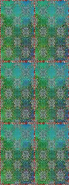 Tekstil için figür. Yapraklı kusursuz desen. Poster ya da kapak için arka plan. Davetiye ve kartpostal tasarımı için dekoratif çiçek unsurları. Sevimli zarif çiçekler Raster illüstrasyonu.