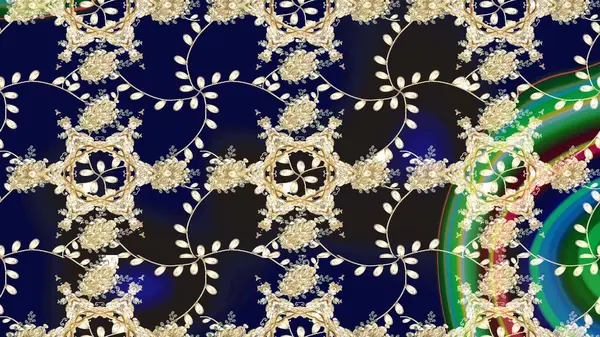 Yumuşak pamuk tasarımı. Raster 'ın taze dokusu. Yumuşak fayans. Klasik çiçek desenli. Paketleme, tekstil, duvar kağıdı için çiçek arkaplanı.