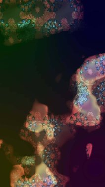 Suluboya tarzında gri renkli çiçekler. Raster illüstrasyonunda çiçek deseni çizimi.