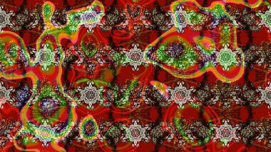 Çiçek arkaplan. Çizim raster deseni. Güzel kumaş deseni.