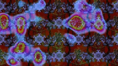 Raster suluboya çiçek deseni, narin çiçekler, mavi çiçekler, tebrik kartı şablonu. Güzel kumaş deseni.