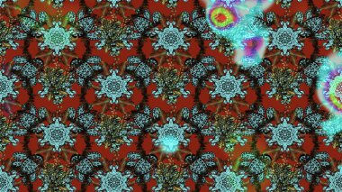 Suluboya çizim kalıbı. Çiçek izi. Suluboya tarzında mavi renkte çiçekler.