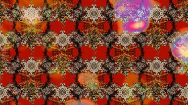 Çiçekli çizim şekli. Kahverengi renkli çiçekler. Renkli Bahar Teması eskiz kalıbı. Düz Çiçek Elementleri Tasarımı.