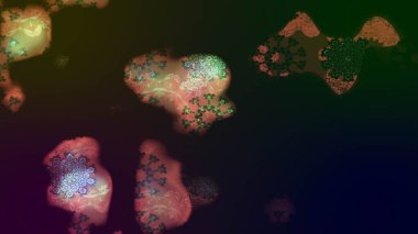 Doodle çiçekler ve dalları, otlar ve çiçekler. Elle çizilmiş. Raster resim. Güzel kumaş deseni.