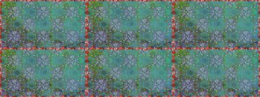 Mavi renkte çiçeklerle süslenmiş kusursuz çiçek deseni. Suluboya tarzında mavi renkte çiçekler.