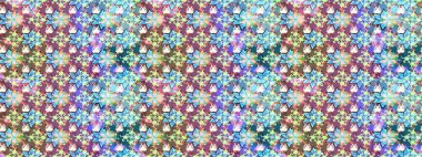 Robot resim. Moda baskıları için zarif bir şablon. Çiçekli bahar çiçekleri. Küçük çiçekte güzel bir desen. Küçük renkli çiçekler. Motley illüstrasyonu.