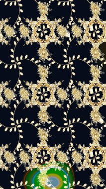 Küçük çiçekteki sevimli çiçek deseni. Raster illüstrasyonu. Tony 'nin kumaş kalıbını çiz. Modaya uygun kumaş deseni.