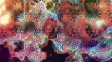 Anti-stres için soyut örnek sayfası. Raster illüstrasyonu. Kahverengi renklerde.