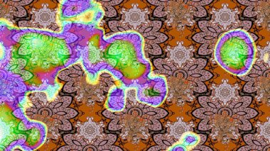 El yapımı çiçek ve bitki koleksiyonu. Raster illüstrasyonu. Eskiz tarzı kahverengi renklerde. Şirin karalamalı çiçek desenli çizim. Raster illüstrasyonu.