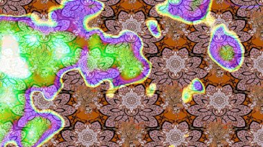 Çiçek desenli raster, nötr çizgi grafik desenli soyut raster arkaplan. Modern stil dokusu.