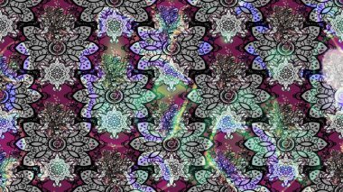 Çiçekli yaz çiçekleri. Küçük çiçekte güzel bir desen. Küçük renkli çiçekler. Moda baskıları için zarif bir şablon. Motley illüstrasyonu. Çizim.