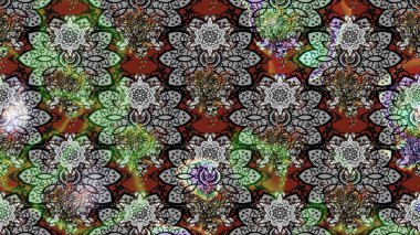 Eski usul küçük çiçekli şirin bir eskiz deseni. Moda arka planında parlak buketler. Kumaş, duvar kağıdı ve kağıt üzerine baskı yapmak için gelişen arka plan. Raster illüstrasyonu.