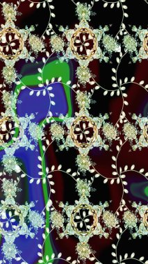 Eskiz Vintage Çiçek Deseni. Raster Kalça dokusu deseni.