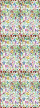 Güzel kumaş deseni. Raster suluboya çiçek deseni, narin çiçekler, nötr ve mavi çiçekler, tebrik kartı şablonu.