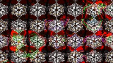 Taslak dekoratif arka plan, çiçek mandala. Raster illüstrasyonu. Siyah renklerde. Çiçek..