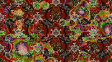 Çiçek arkaplan. Çizim raster deseni. Güzel kumaş deseni.