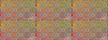 Kahverengi renklerde bahar çiçekleri. Raster illüstrasyonu. Raster çiçek desenli ve çiçekli..