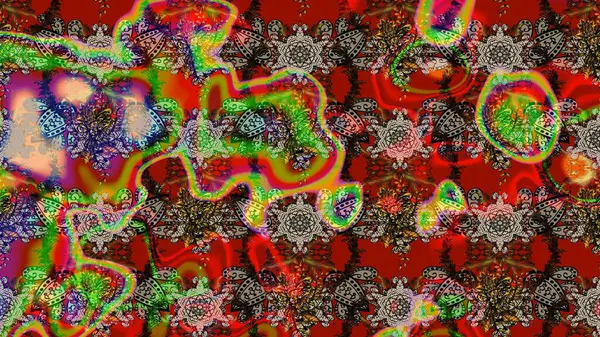 Çiçek deseni. Flower eskiz arka planı. Şatafatlı bahar bahçesi dokusu. Raster illüstrasyonu.