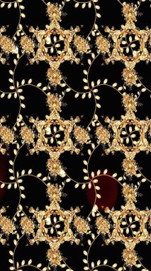 Çiçekli eskiz deseni. Suluboya çizimi. El çizimi. Siyah renkte çiçekler.