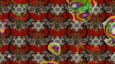 Raster güzel bir çiçek deseni çizmiş. Bahar mevsimi. Tatil havası. Nazik romantik baskı.