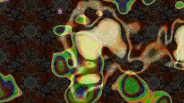 Çiçek arkaplanlı soyut zarafet eskiz deseni. Raster Güzel kumaş deseni.