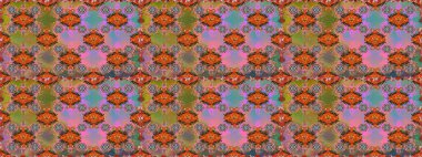 Çiçekli bahar çiçekleri. Küçük çiçekte güzel bir desen. Küçük renkli çiçekler. Moda baskıları için zarif bir şablon. Motley illüstrasyonu.