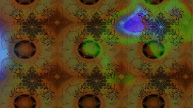 Güzel çiçek deseni. Kahverengi renkli çiçekler. Renkli Bahar Teması eskiz kalıbı. Düz Çiçek Elementleri Tasarımı.