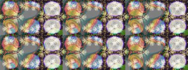 Raster şirin suluboya çiçek desenleri çiziyor. Kartlar, davetiyeler, tarih kartları ve daha fazlası için kullanılabilir. Büyük bir suluboya çiçek seti..