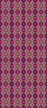 Raster oryantal süs. Kusursuz altın desen. Mor, kahverengi ve gri renklerde altın elementlerle kusursuz desen.