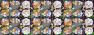 Raster şirin suluboya çiçek desenleri çiziyor. Kartlar, davetiyeler, tarih kartları ve daha fazlası için kullanılabilir. Büyük bir suluboya çiçek seti..