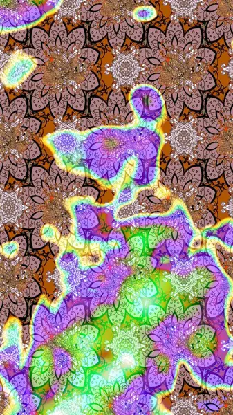 Küçük renkli çiçekler. Çiçekli bahar çiçekleri. Küçük çiçekte güzel bir desen. Motley illüstrasyonu. Moda baskıları için zarif bir şablon.