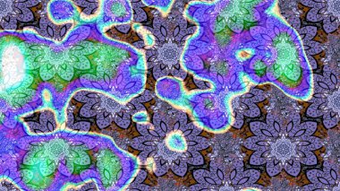 Desen, çizim, çiçek sınırı. Çiçek çelengi. Güzel, parlak, pürüzsüz kumaş, tuval. Kıvırcık, parlak örgü. Eski moda arka plan. Raster illüstrasyonu.