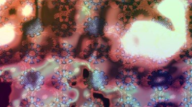 El yapımı çiçek ve bitki koleksiyonu. Raster illüstrasyonu. Robot resim stilinde nötr renkler. Şirin karalamalı çiçek desenli çizim. Raster illüstrasyonu.