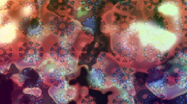 Küçük çaplı çiçeklerdeki basit şirin desenler. Tekstil veya kitap kapakları, imalat, duvar kağıtları, baskı, hediye paketi ve yapıştırma kitabı için çiçek eskizi geçmişi. Raster illüstrasyonu.