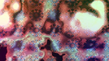 Çiçeksel nötr çizim kalıbı. Raster çiçek izi. Klasik taslak çizimi. Raster Yumuşak kumaş deseni.