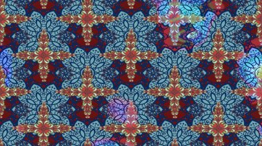 Çiçekli çiçek deseni, suluboya. Mavi renkli çiçekler. Renkli Bahar Teması eskiz kalıbı. Düz Çiçek Elementleri Tasarımı. Raster illüstrasyonu.