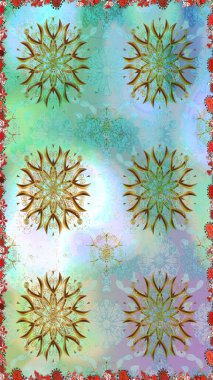 Raster illüstrasyonu. Çiçeksiz arka plan. Şatafatlı bahar bahçesi dokusu. Çiçek deseni.