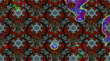 Yapraklı çiçekler ve kır renkli papatya çiçekleri. Eskiz arkaplan modeli. Raster - stok.