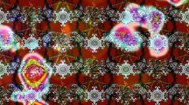 Kızılderili desenli desenli desenli şal deseni. Etnik Mandala süsü. Raster Henna dövme stili. Tekstil, tebrik kartı, boyama kitabı, telefon kılıfı baskısı için kullanılabilir.