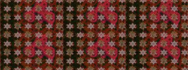 Çiçeksiz desenli, suluboya elle çizilmiş elementler. Parlak renkli fantezi çiçekleri, yapraklar, tomurcuklar kahverengi ve gri renklerde kahverengi ve gri.