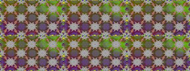 Kusursuz bir geçmişi var. Raster illüstrasyonu. Kumaş, tekstil, duvar kağıdı baskısı için. Raster. Tomurcukları çiçek olan sevimli bir çiçek deseni. Antika retro tarzı.