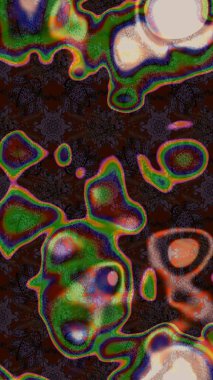 Çiçekler suluboya eskiz deseni. Raster Stili kumaş deseni.